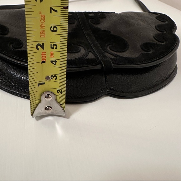 Yves St Laurent Leather Shoulder Bag, Wristlet, Clutch - Black - Picture 10 of 14